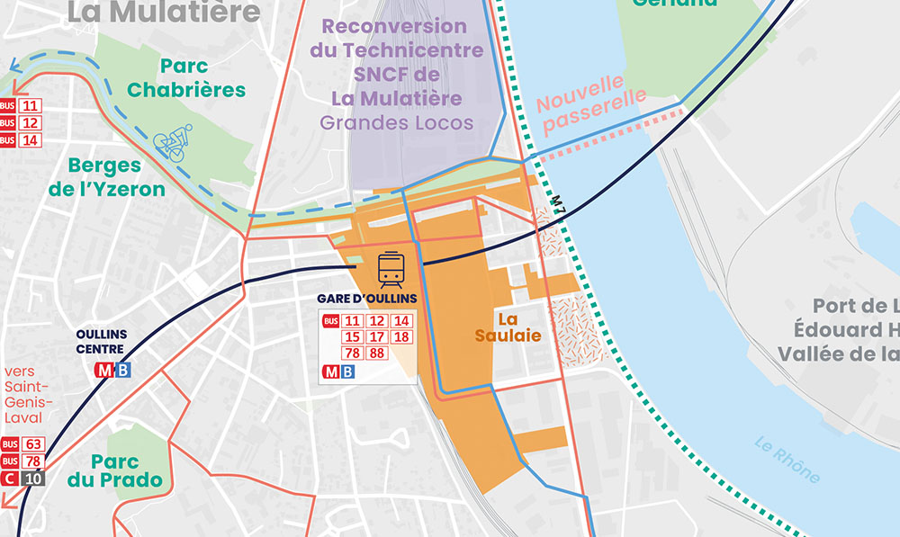 Carte La Saulaie